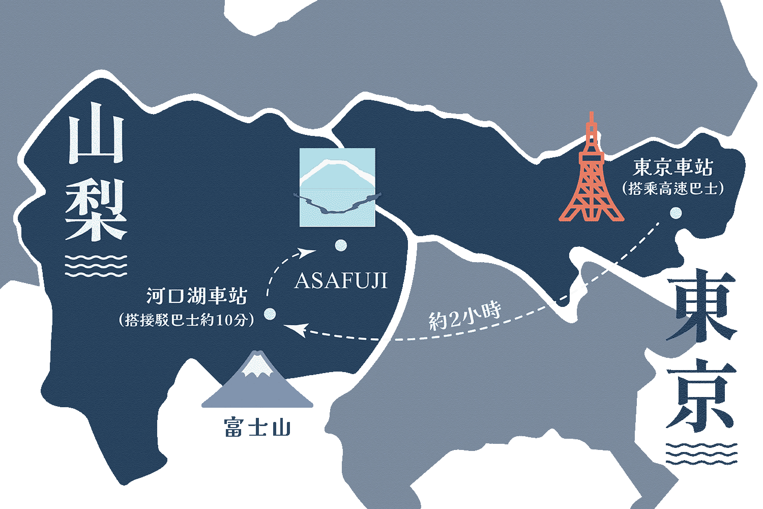 Asafuji飯店地圖